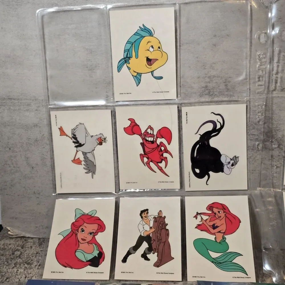 Toys | The Little Mermaid Complete Trading Card Mini Master Set By Pro ...